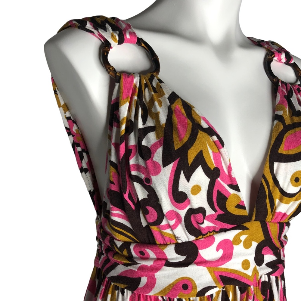 Milly Multicolored Retro Print Sundress - image 4